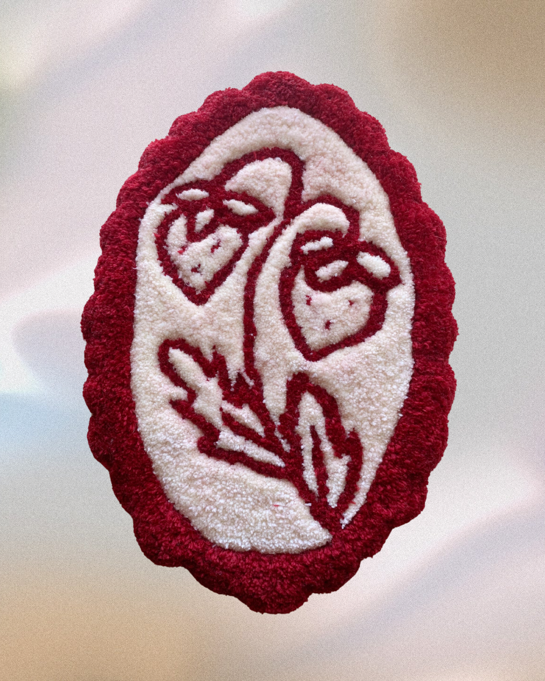 Strawberry Stamp Rug