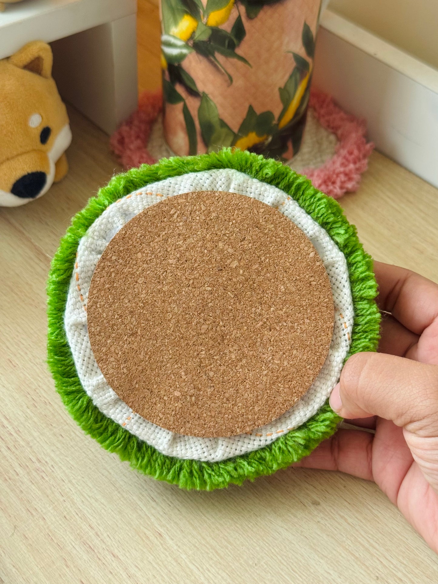 Flower Cork Coaster