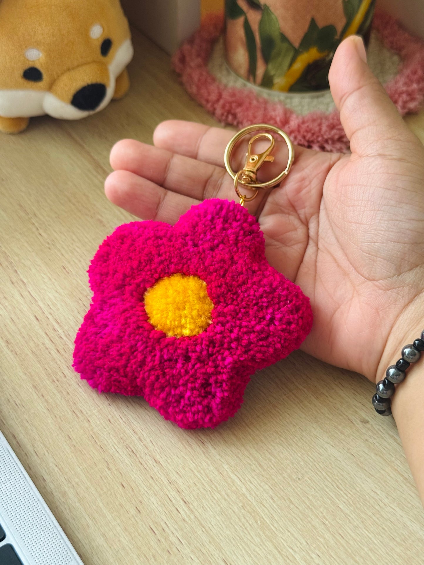 Flower Rug Keychain