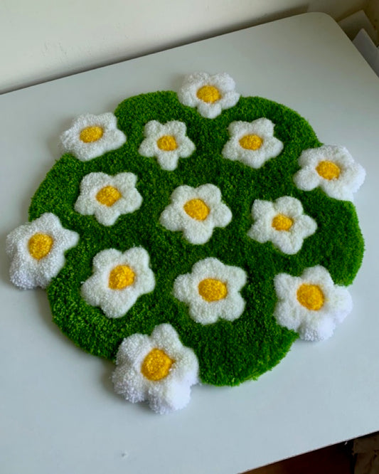 Mini Flower Field Rug (Made to Order)