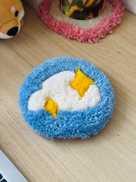 Cloud Cork Coaster