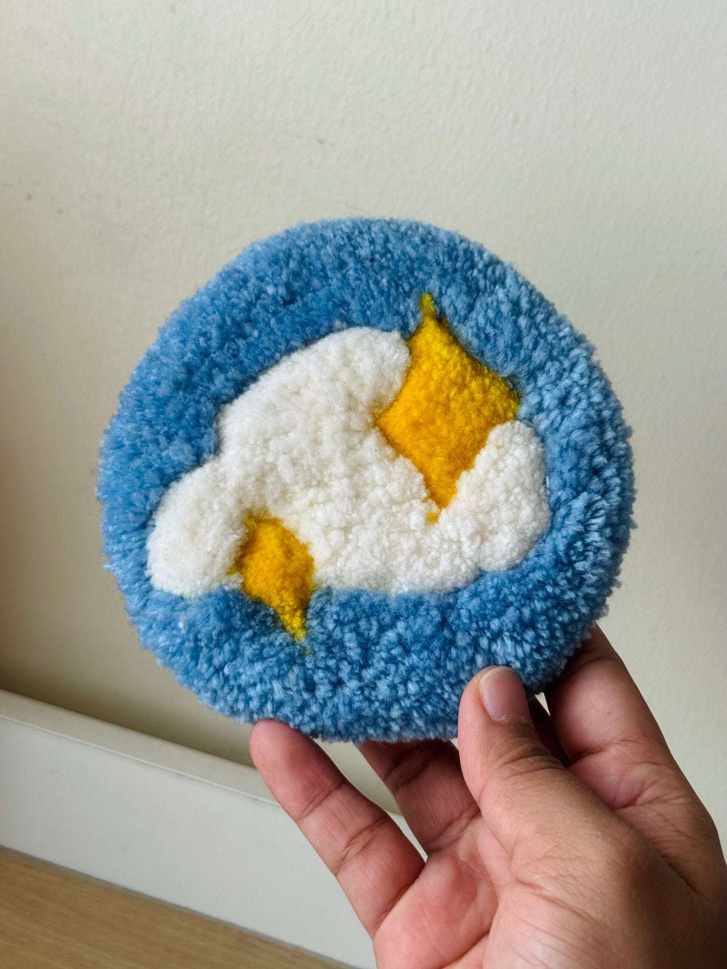 Cloud Cork Coaster