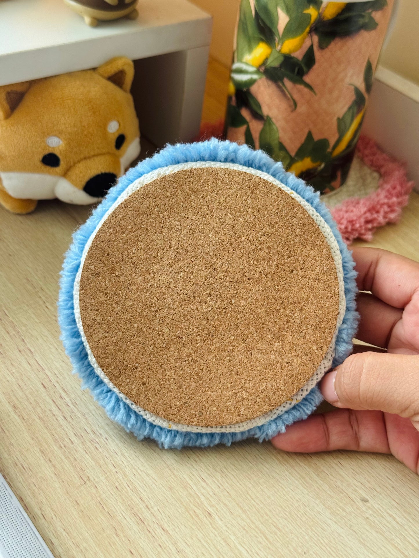 Cloud Cork Coaster