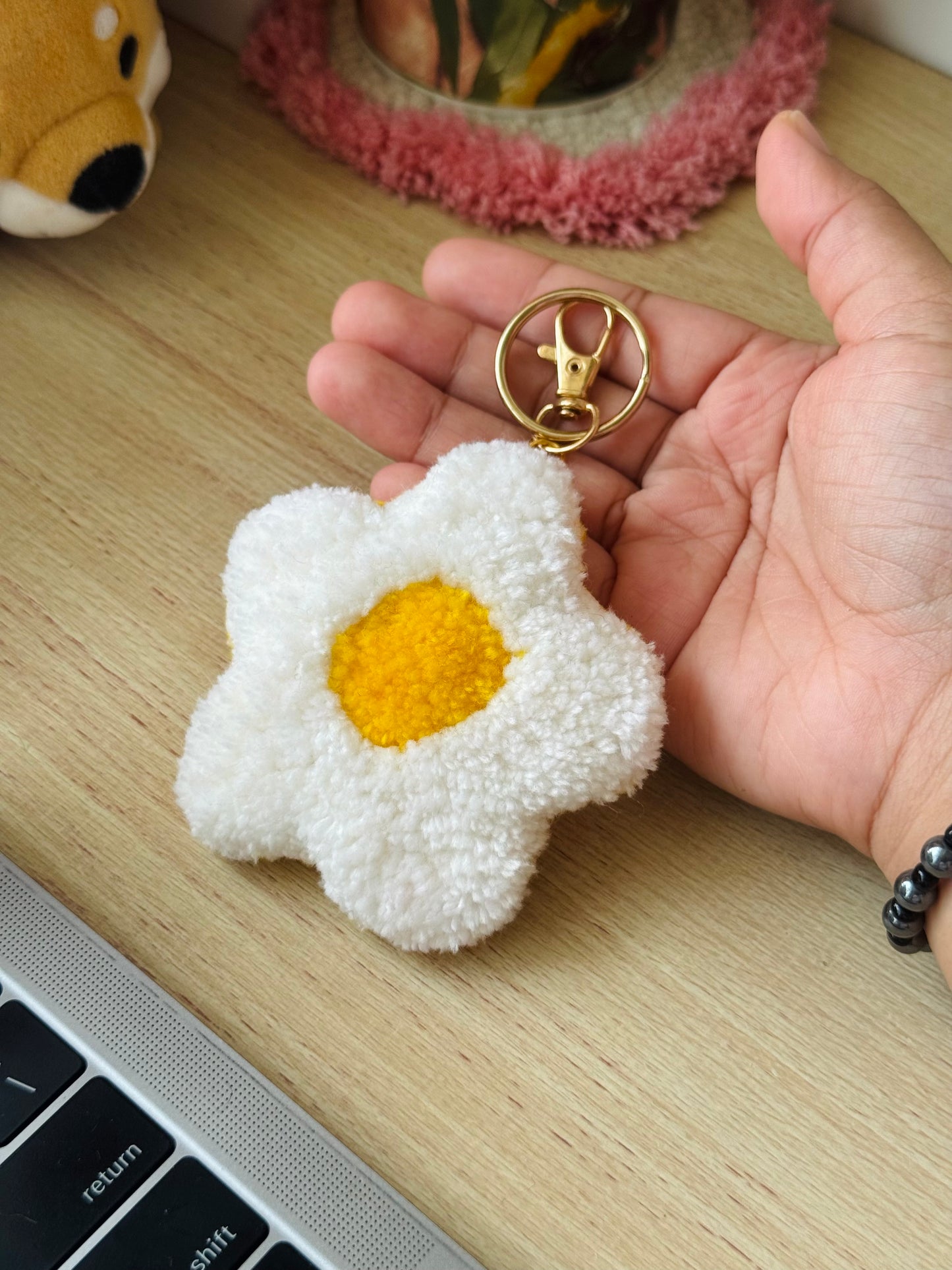 Flower Rug Keychain