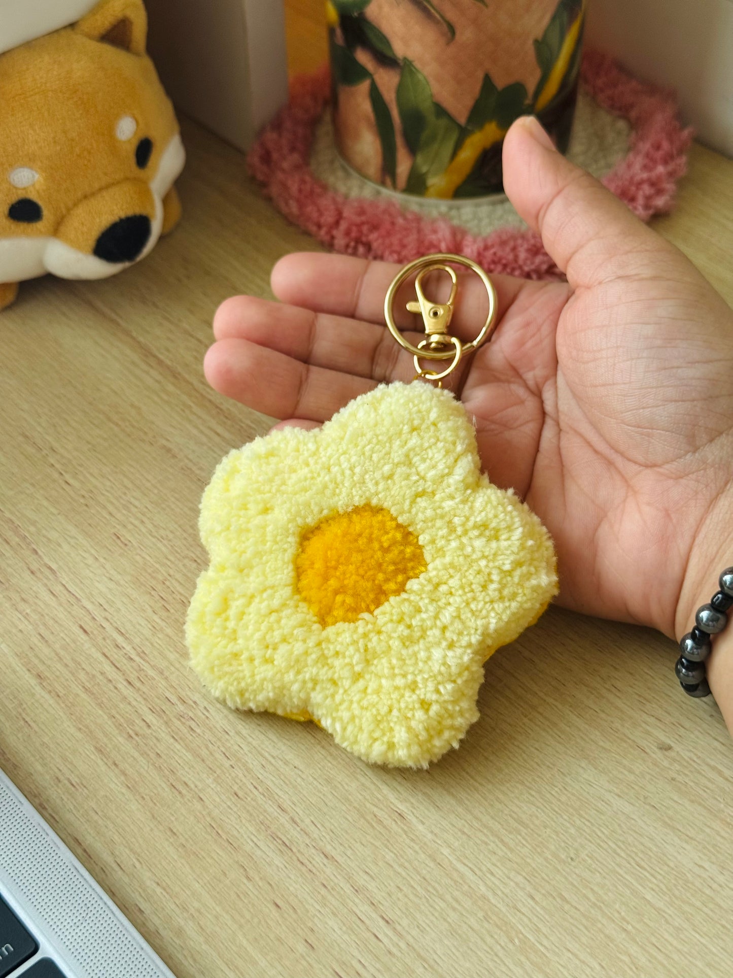 Flower Rug Keychain