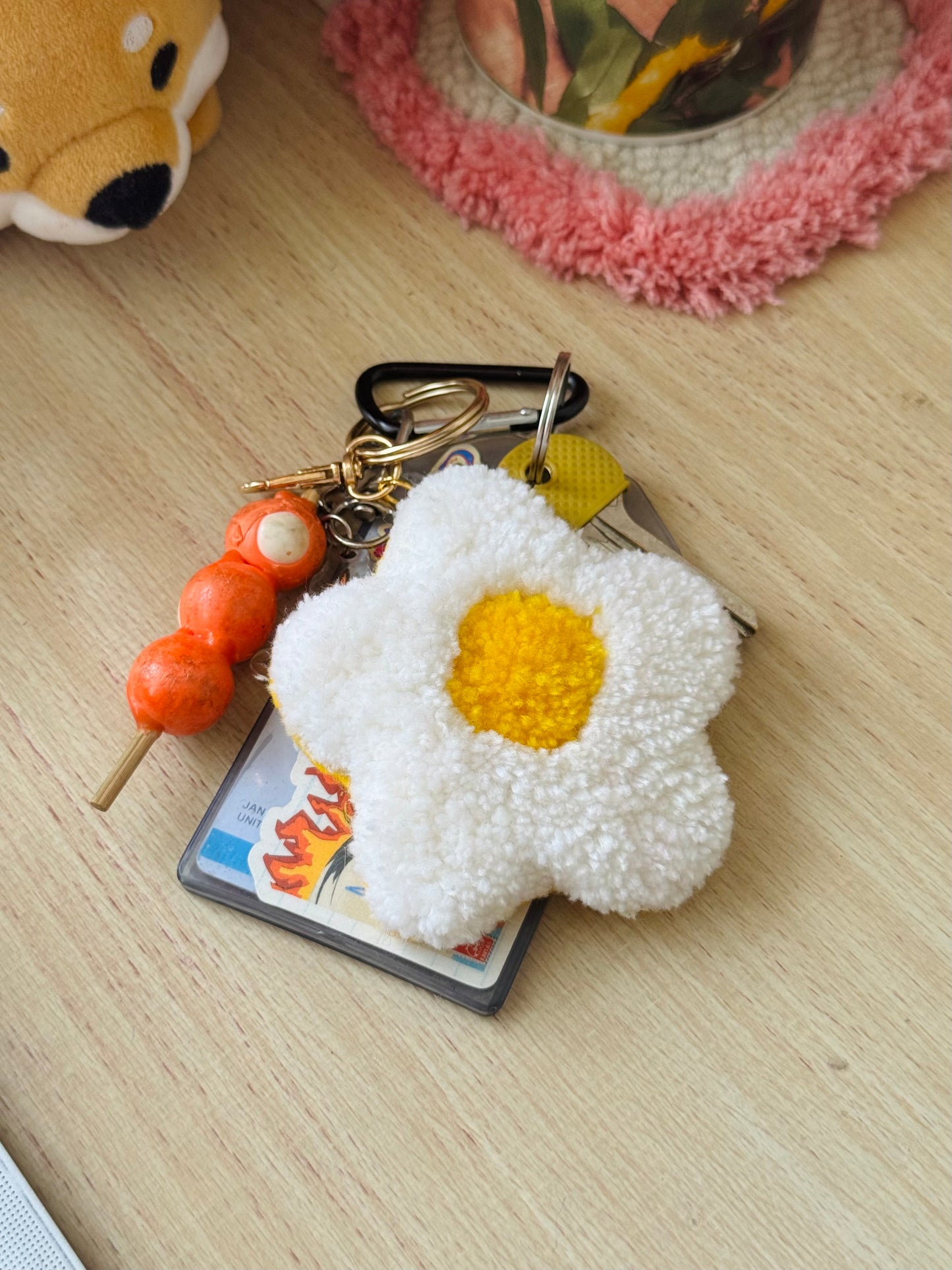 Flower Rug Keychain